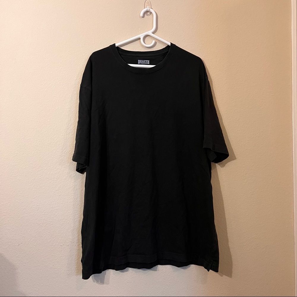 Black Cotton T-Shirt, Heavy Duty Cotton - XL